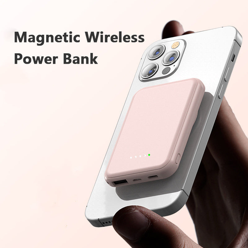 Fast Magnetic Wireless Charger & Power Bank