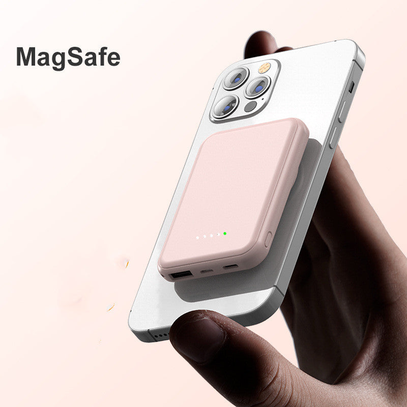 Fast Magnetic Wireless Charger & Power Bank